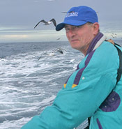 Seabird trip leader Bruce Elliot