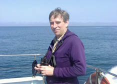 Seabird trip leader Steve Bailey